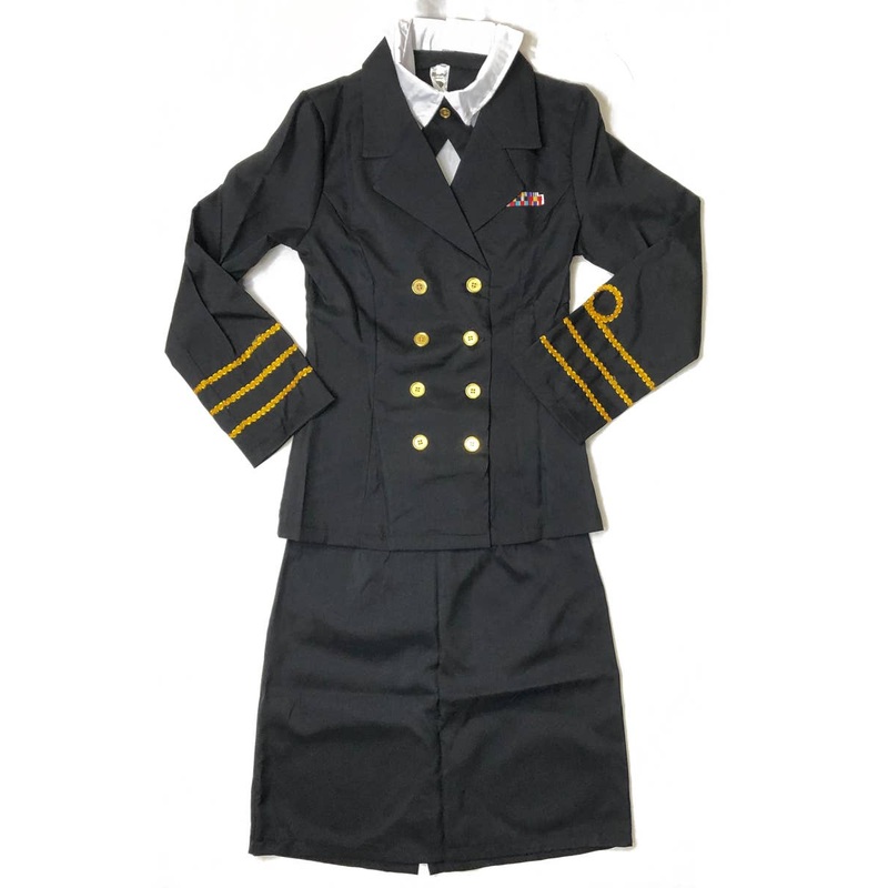 Navy Officer Uniform Womens Costume – Size Small