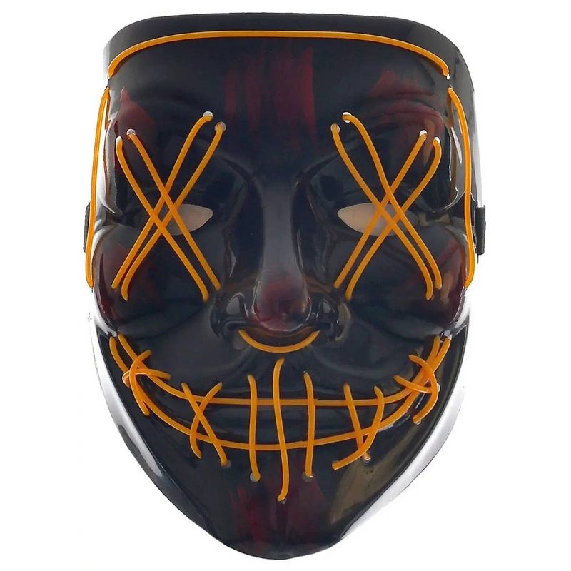 Orange Purge Costume Mask – Adults