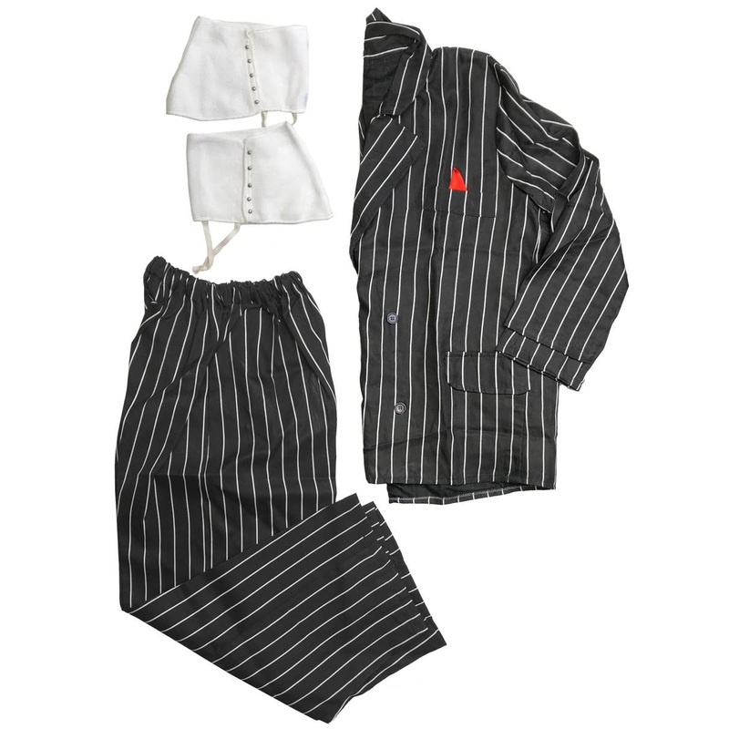 Pinstripe Gangster Suit Mens Costume – Size Standard