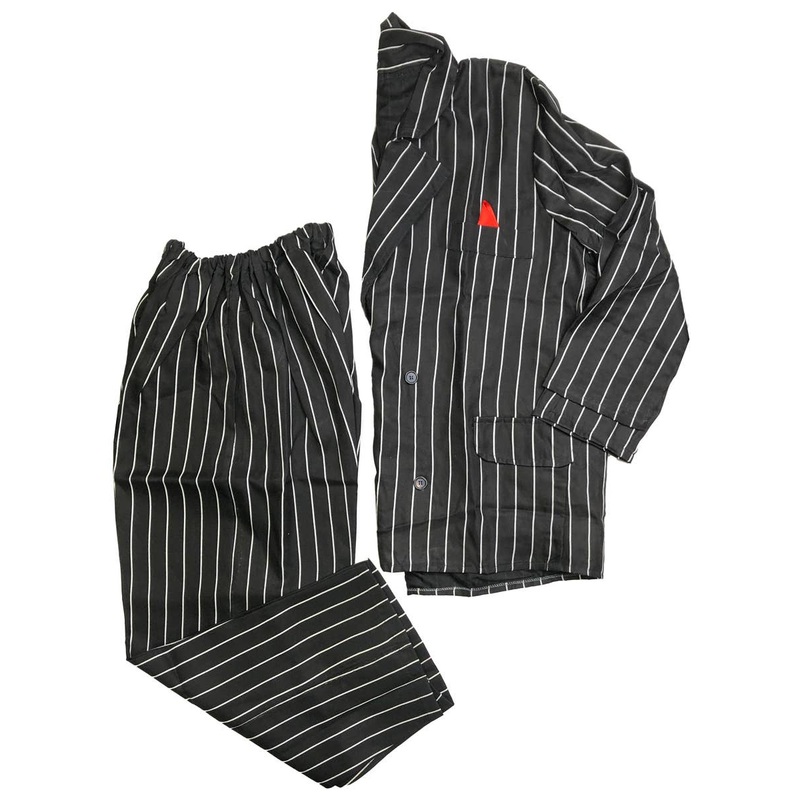 Pinstripe Gangster Suit Mens Costume – Standard Size