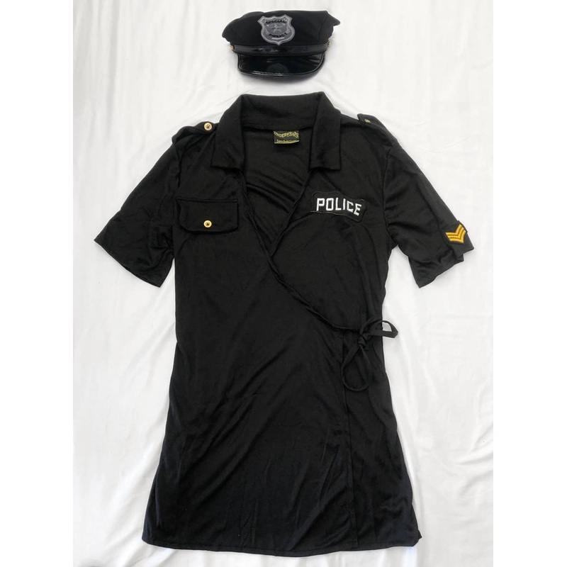 Pull Over Cop Womens Costume – Size Large