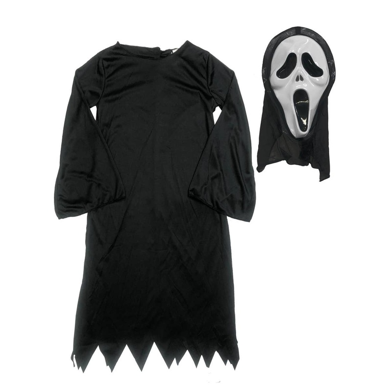 Screaming Ghost Face Boys Halloween Costume – Size XLarge