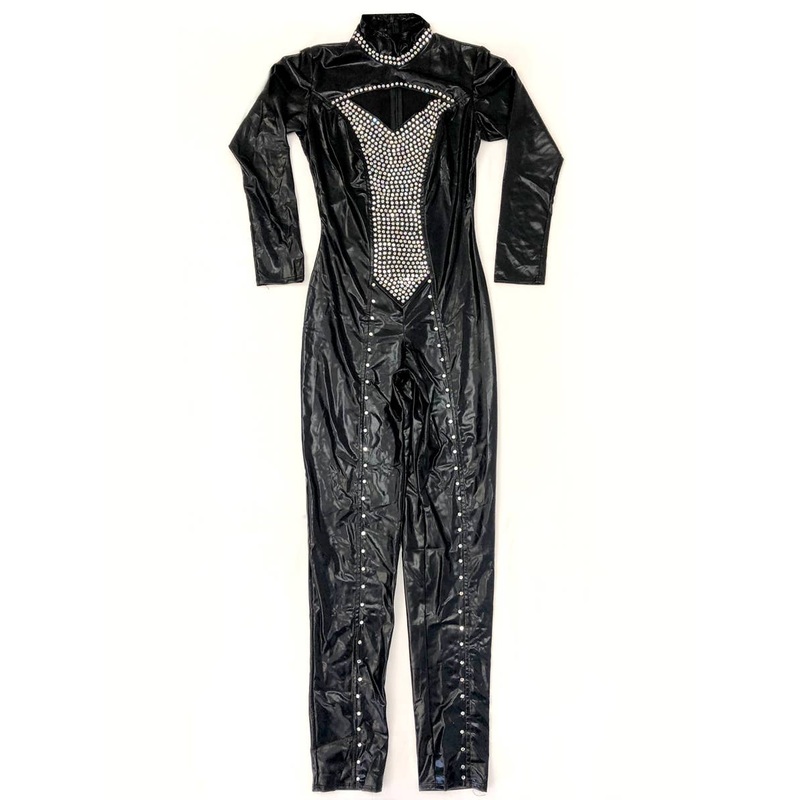 Seductive Rhinestone Kitty Womens Costume – Size Small