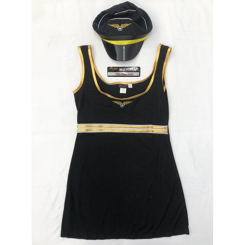 Sexy Air Captain Womens Costume – Size XL