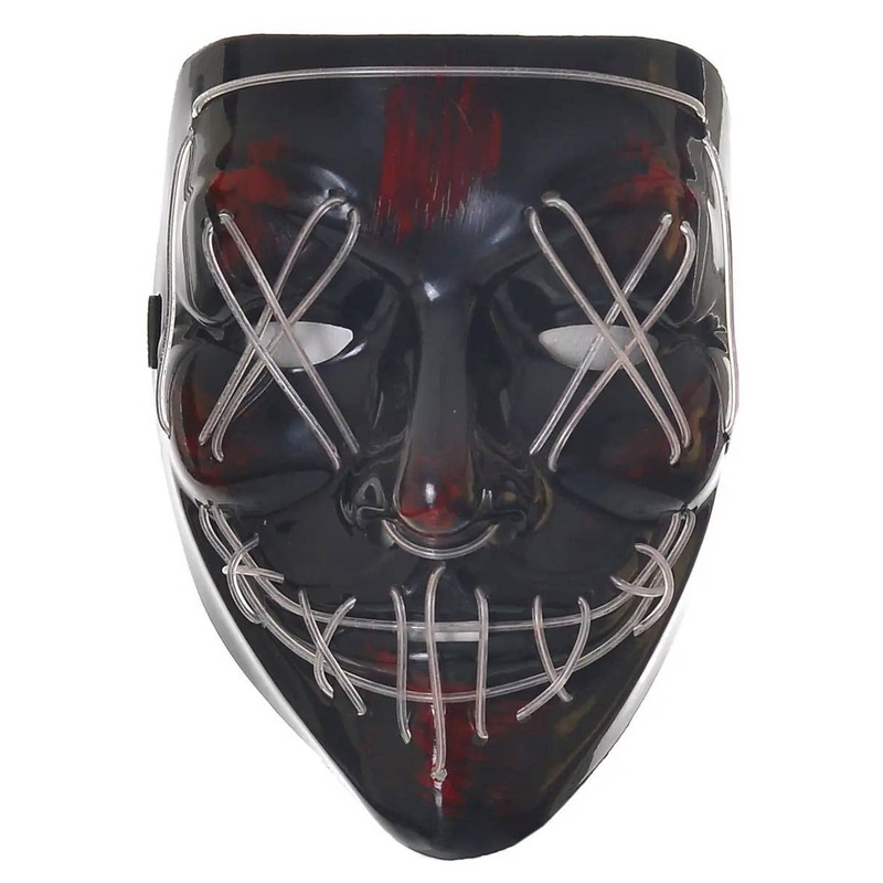 White Purge Costume Mask – Adults
