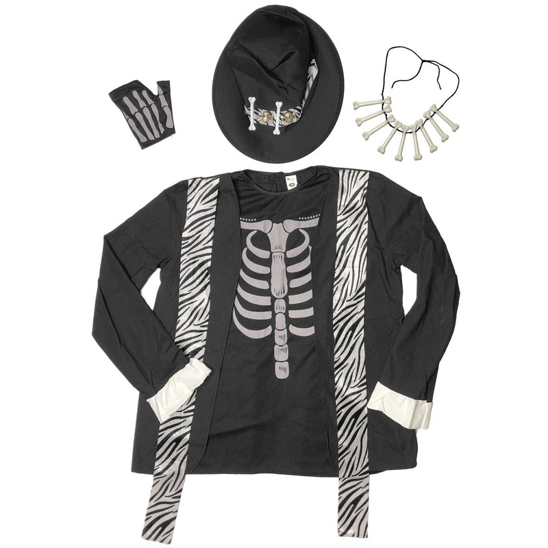 Witch Doctor Skeleton Mens Costume – Size Medium