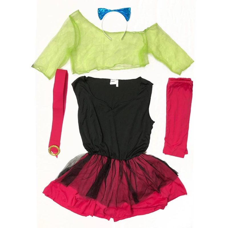 80s Neon Party Girl Womens Costume – Size Medium/Large