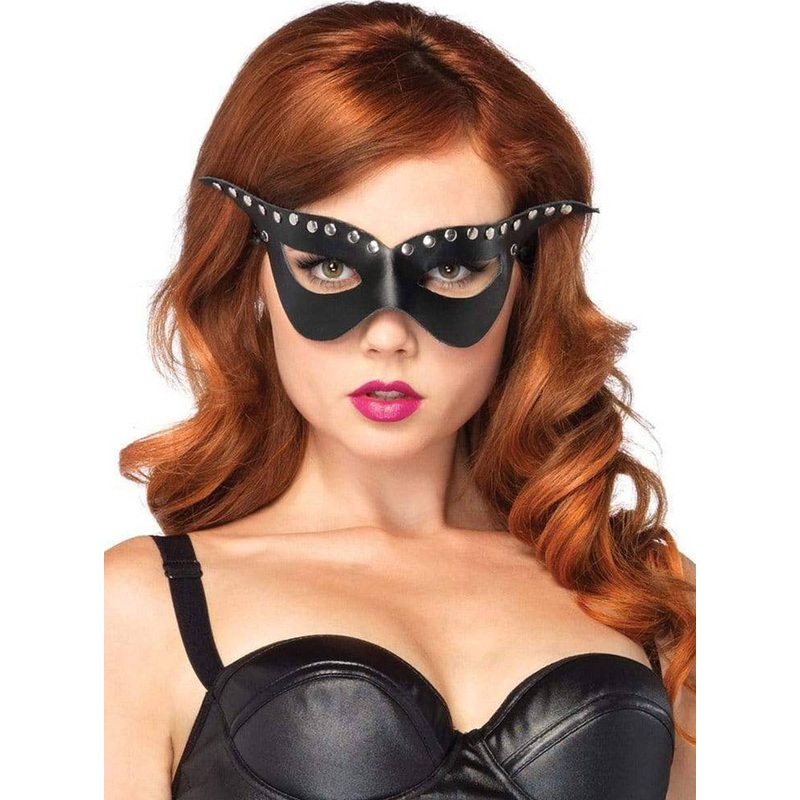 Bad Girl Studded Black Mask