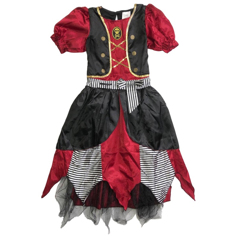 Buccaneer Princess Girls Pirate Costume – Size Large