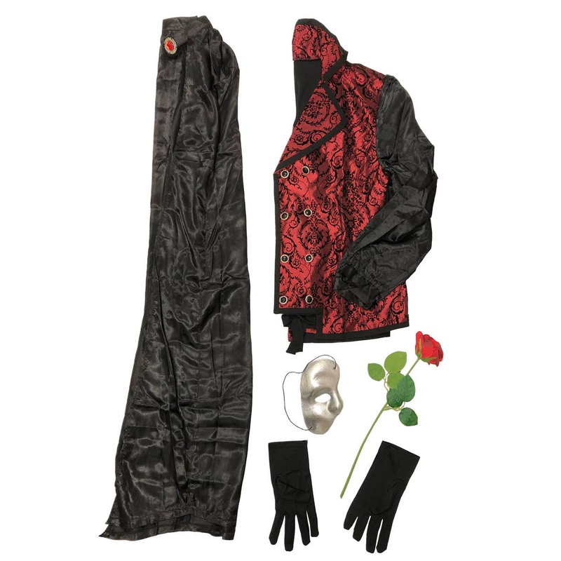 Dark Opera Masquerade Mens Costume – Size Medium