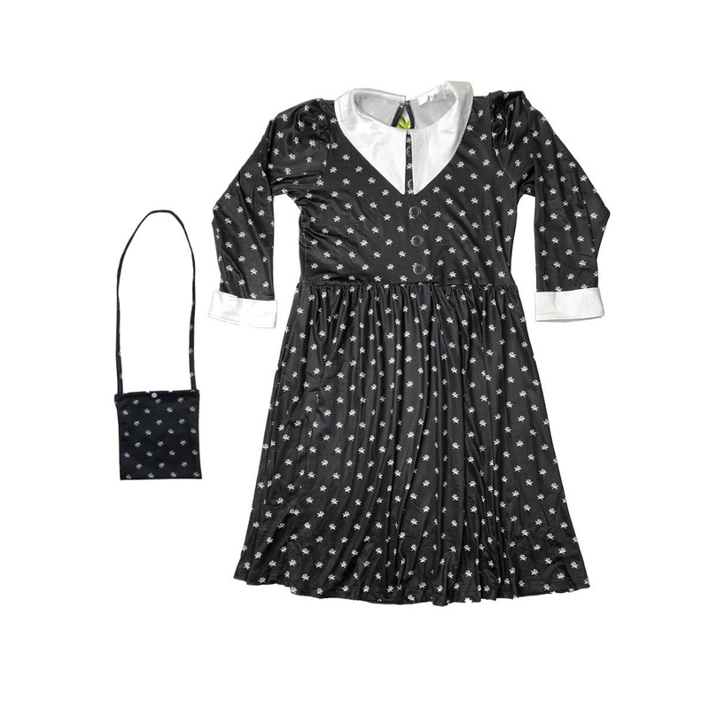 Deluxe Wednesday Addams Girls Costume – Size Teen