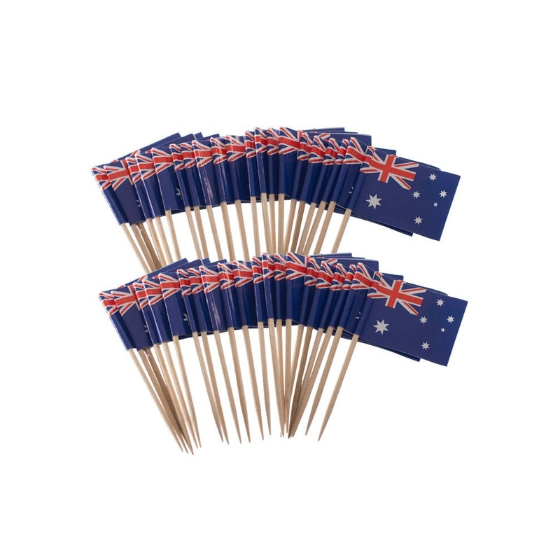 Aussie Flag Toothpicks – 50 pack
