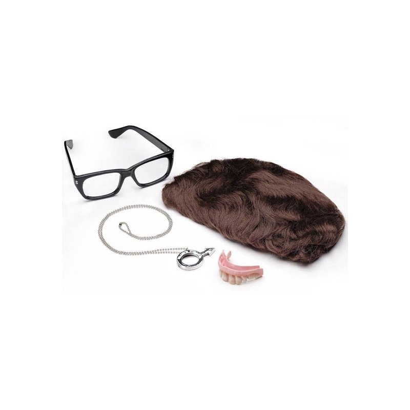 Austin Powers Costume Accessory Kit with Wig