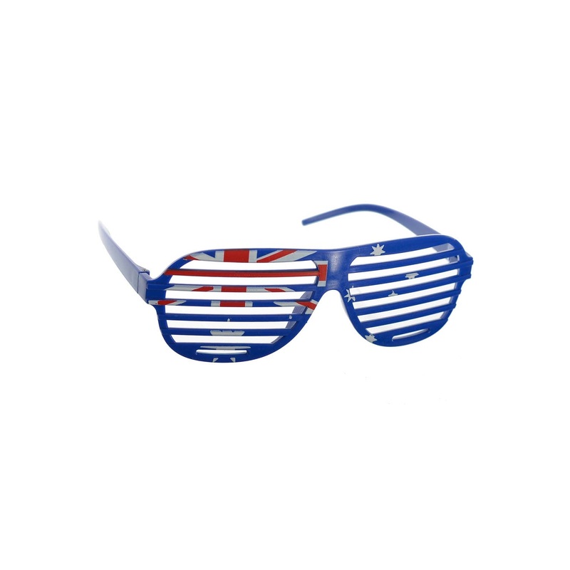 Australia Day Aussie Flag Shutter Glasses