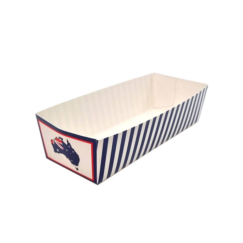 Australia Day Hot Dog Tray Pack of 4