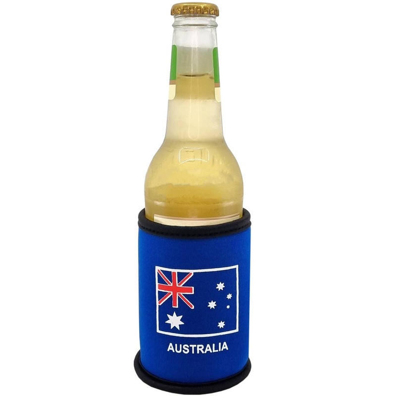 Australian Flag Blue Stubby Holder