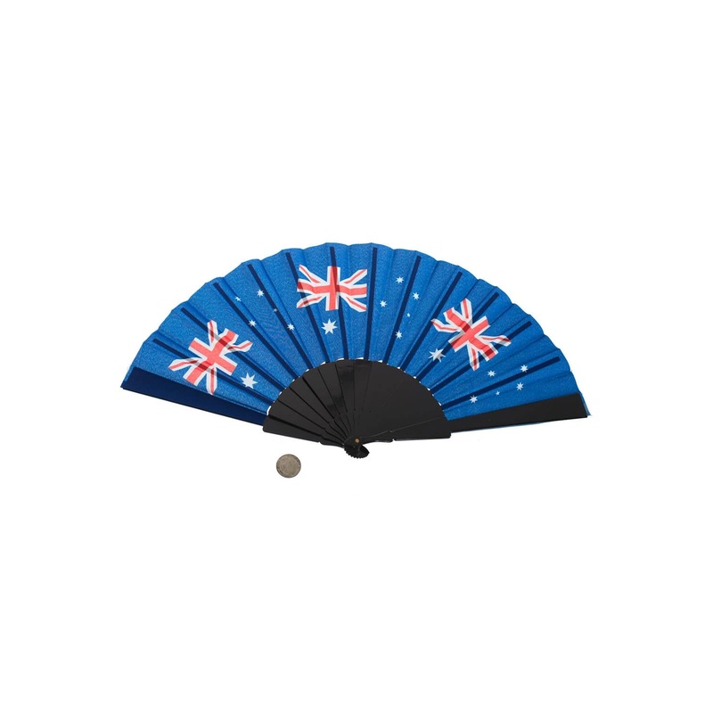 Australian Flag Hand Held Fan