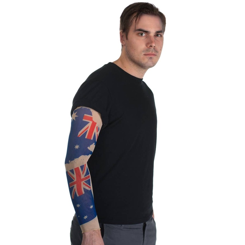 Australian Flag Novelty Tattoo Sleeve