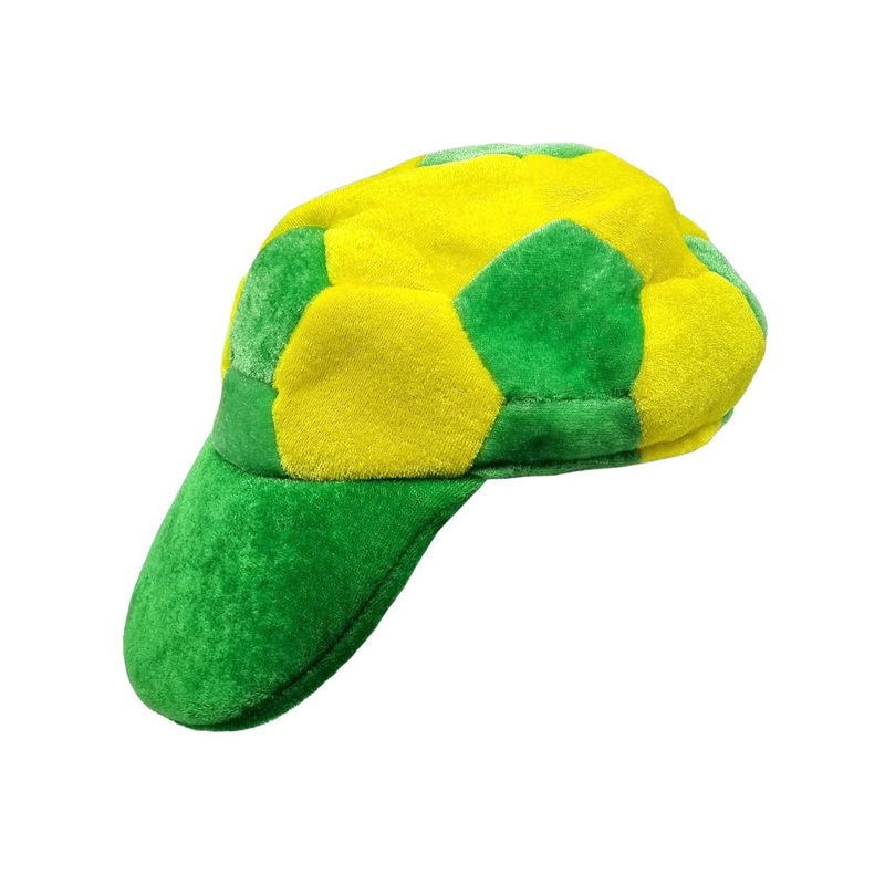 Australian Green and Gold Plush Soccer Ball Cap