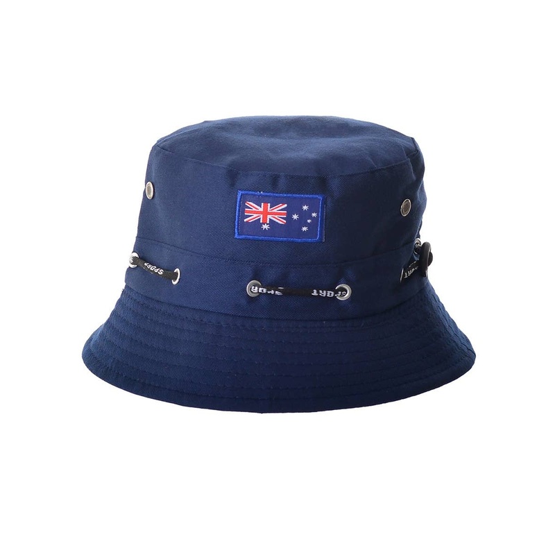 Navy Blue Aussie Flag Bucket Hat