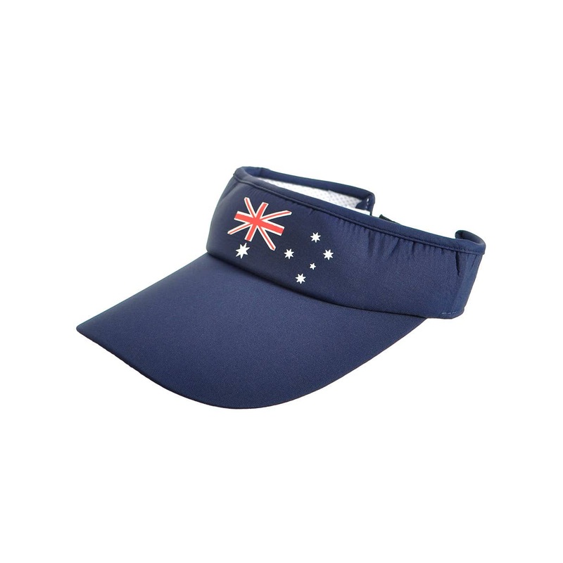 Navy Blue Australian Flag Sun Visor