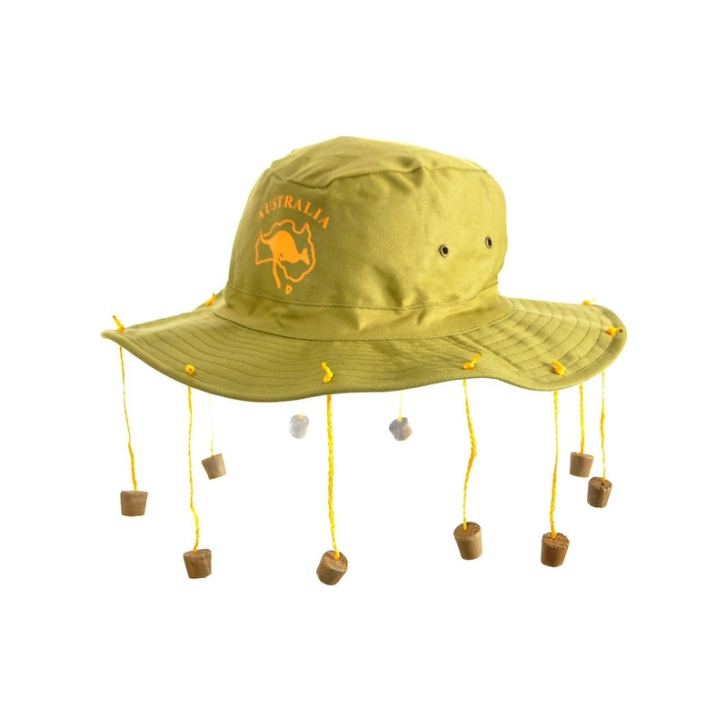 Wide Brim Khaki Green Australian Cork Hat