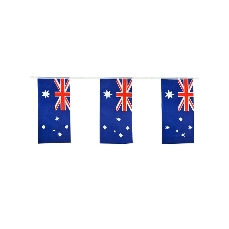 25 Aussie Flags 10m Australia Day Party Bunting