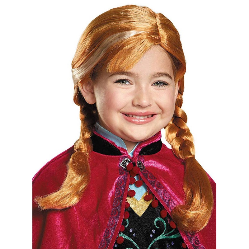 Anna Officially Licensed Girls Frozen Costume Wig