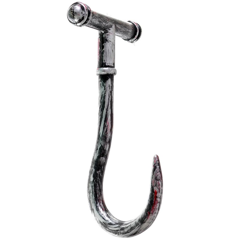 Antique Look Bloody Meat Hook Halloween Accessory
