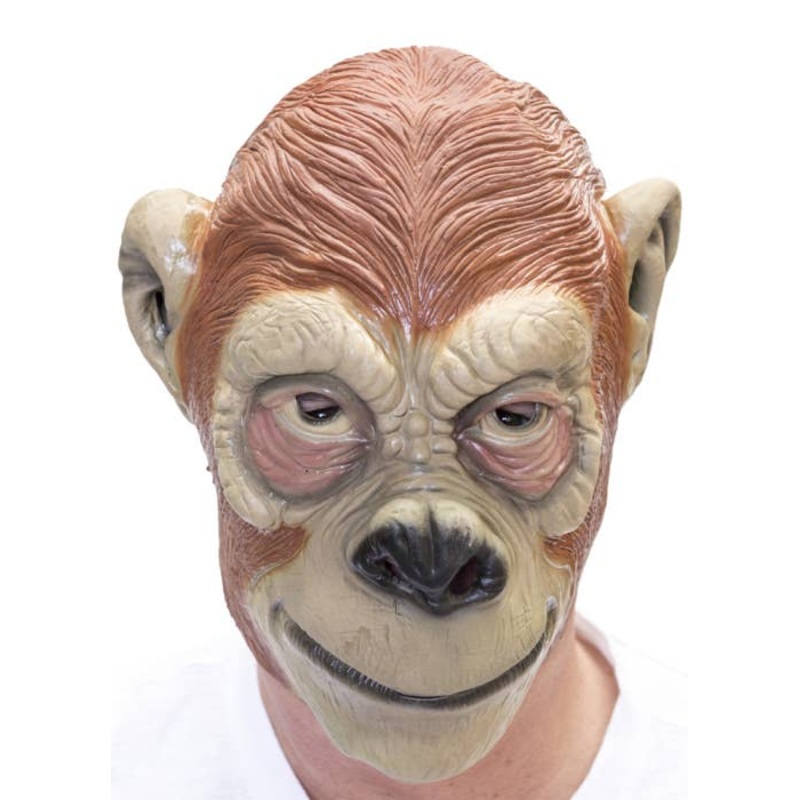 Ape Brown Latex Costume Accessory Mask