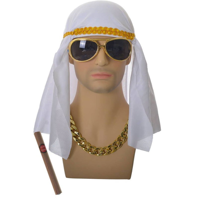 Arab Sheik 4 Piece Hat Accessory Set