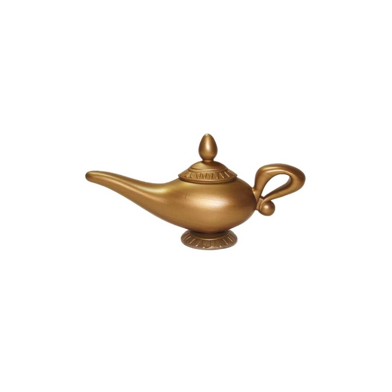 Arabian Nights Gold Genie Lamp Prop