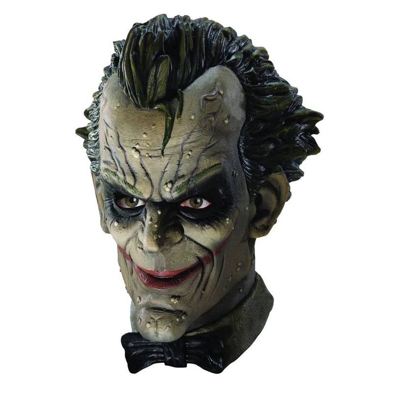 Arkham City The Joker Deluxe Full Head Latex Mask