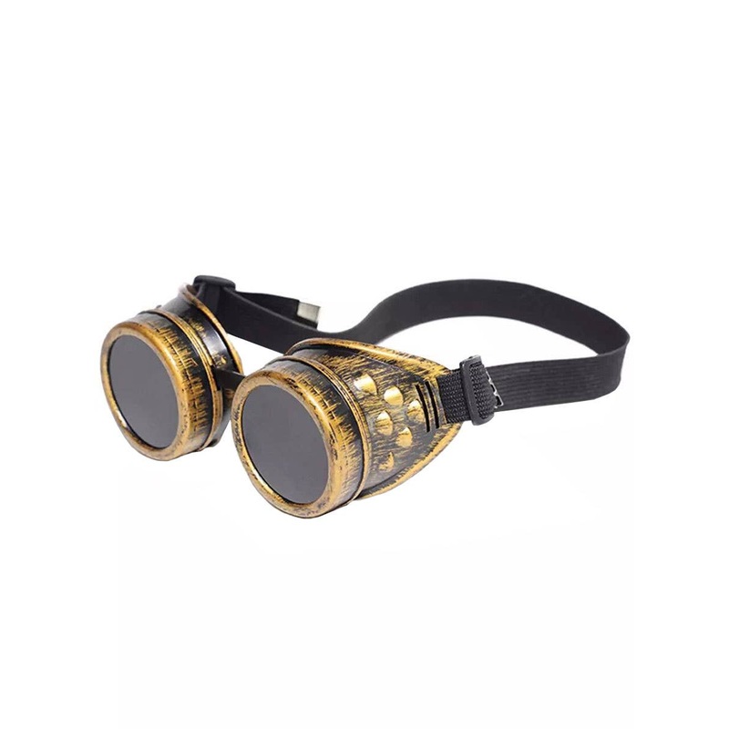 Brass Look Steampunk Costume Goggles