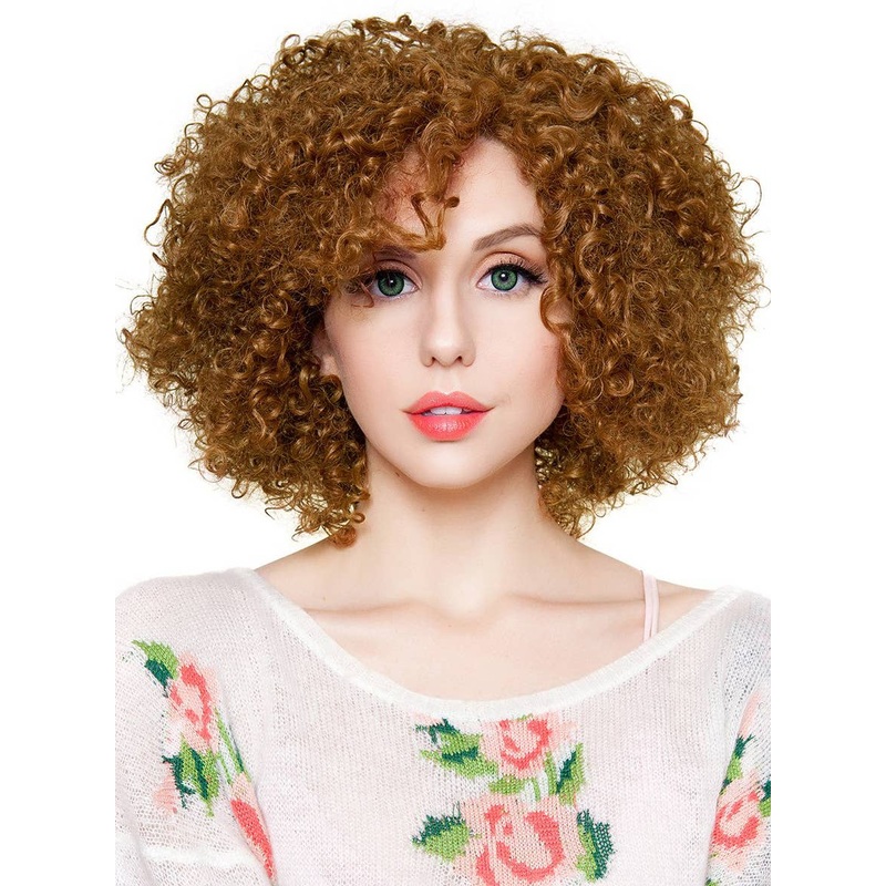 Disco Diva Medium Brown Lace Front Womens Costume Wig