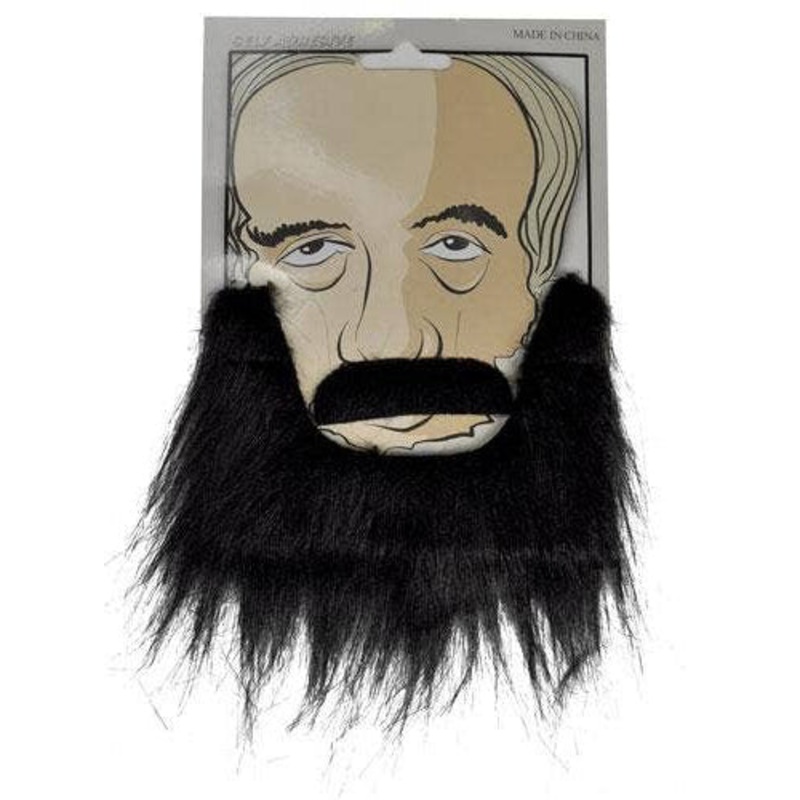 Amish Lumberjack Beard And Moustache Set