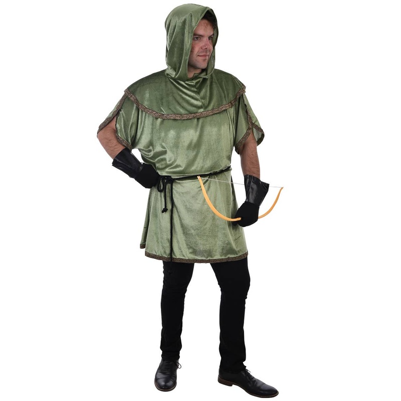 Woodland Archer Unisex Adults Robin Hood Costume Standard