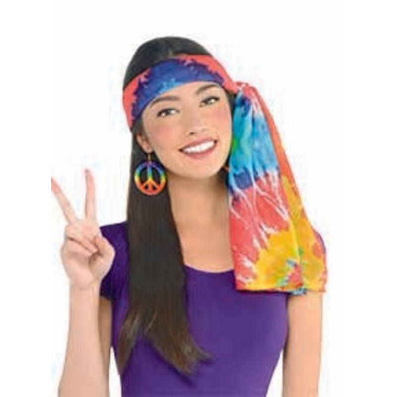 60s Hippie Tie Dye Headband