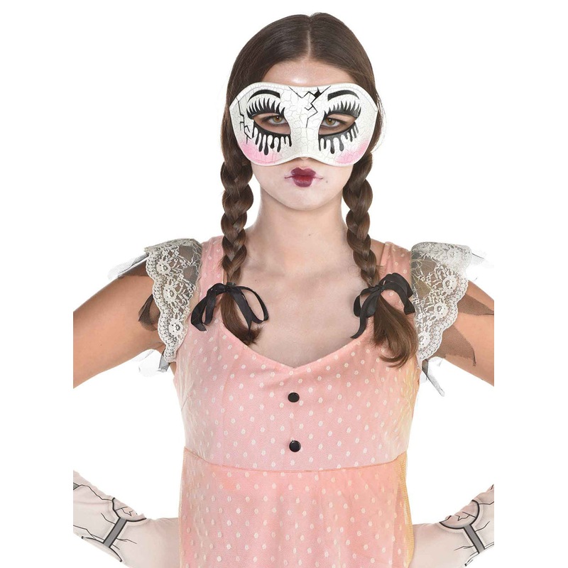 Creepy Womens Halloween Doll Masquerade Mask
