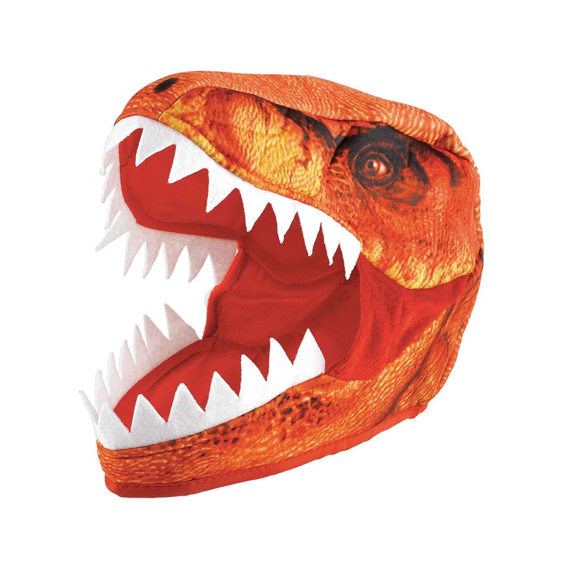 Jurassic World Orange Fabric Dinosaur Hat