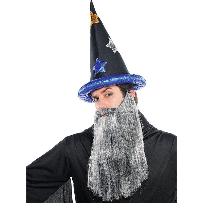 Magical Wizard Pointed Black Costume Hat