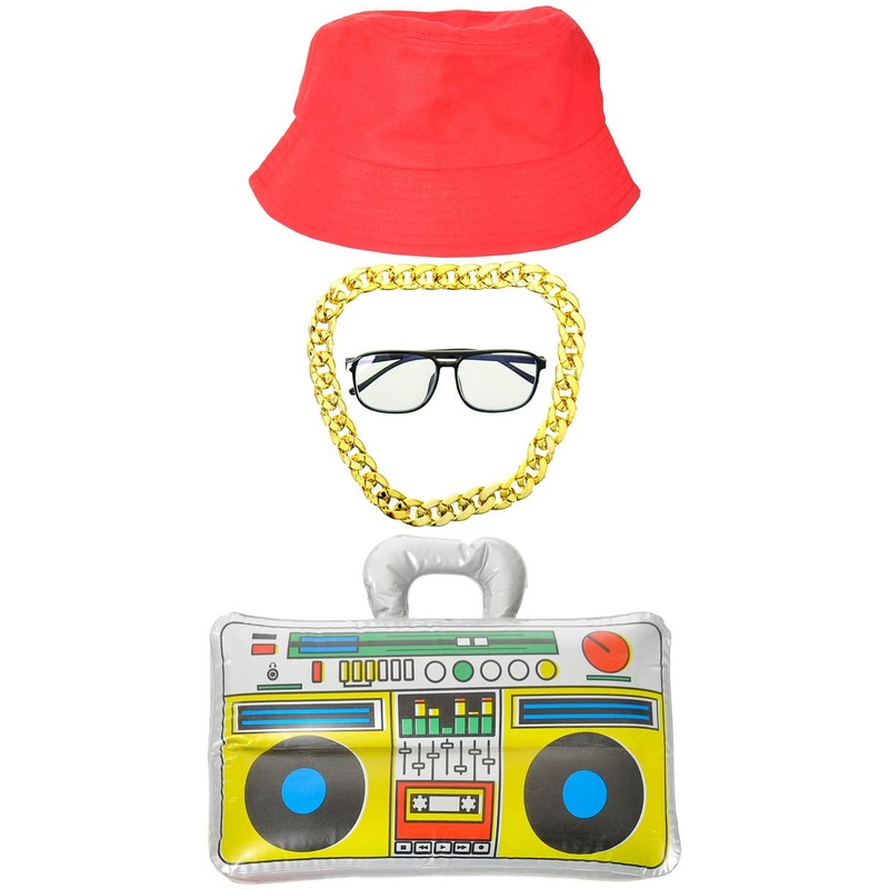 90s Hip Hop 4 Piece Accessory Set