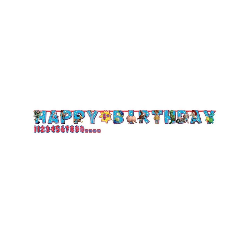 Toy Story Add An Age Happy Birthday Banner
