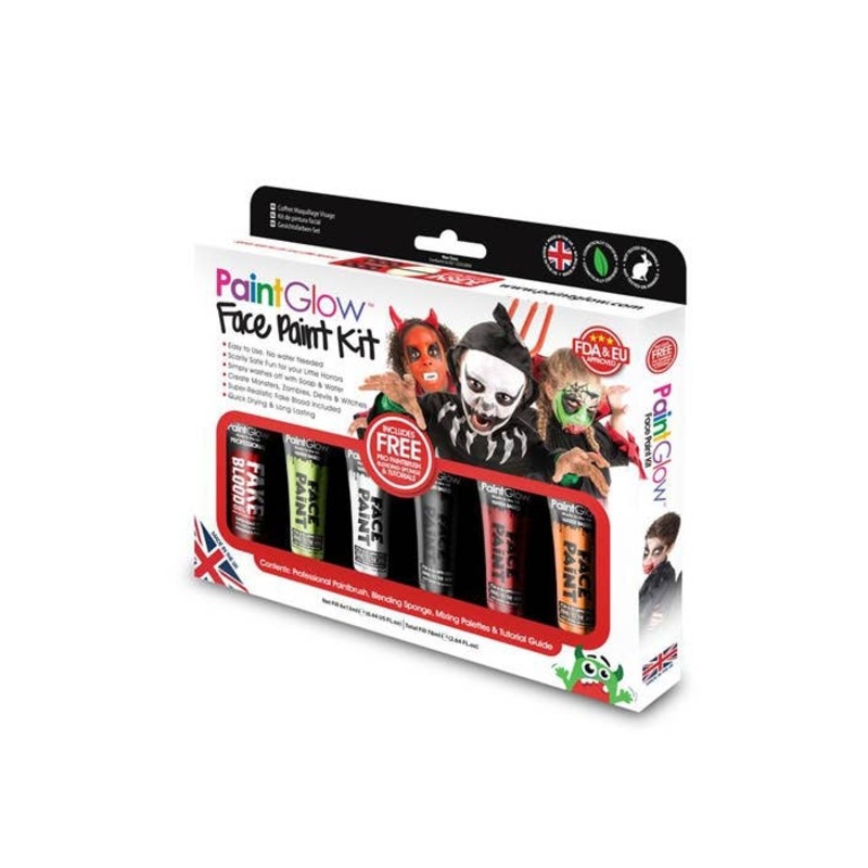 6 Colour Face Painting Halloween Makeup Kit