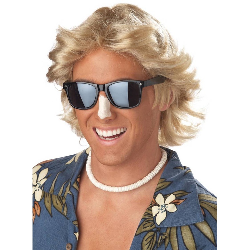 70s Surfer Dude Mens Costume Wig