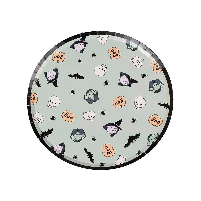 Boo Crew Halloween Characters 8 Pack Paper Plates