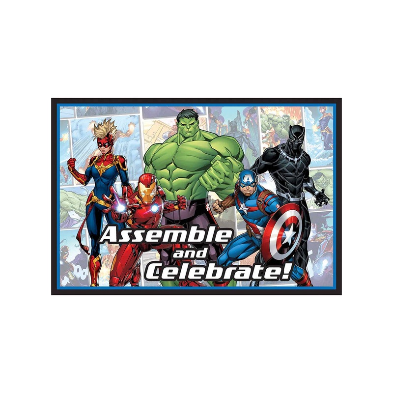 Marvel Avengers Powers Unite 8 Pack Party Invitations
