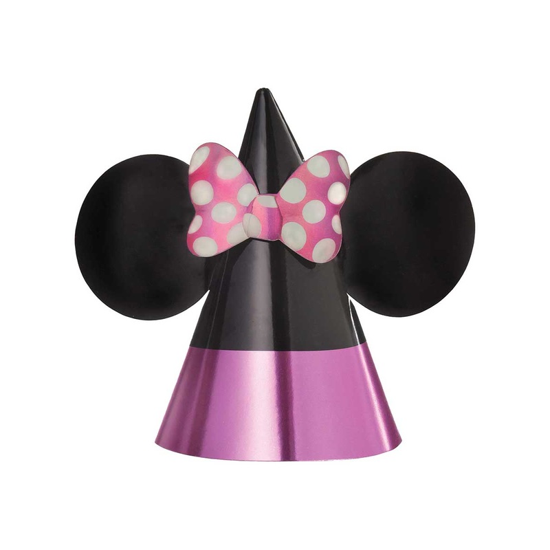 Minnie Mouse Forever 8 Pack Cone Party Hats