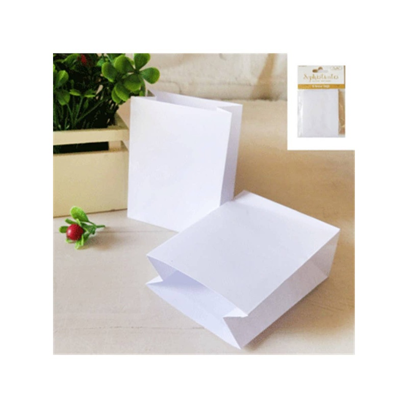 Pearl White 6 Pack Party Favour Treat Bags