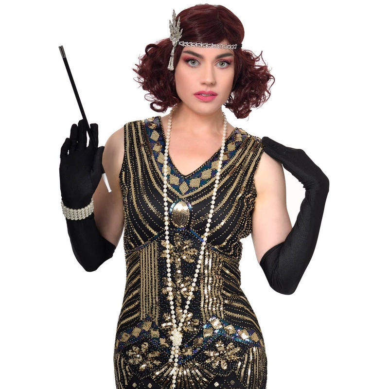 1920s 5 Piece Rhinestone Headband Gatsby Flapper Accessory Set